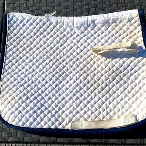 Quilted pony saddle pad